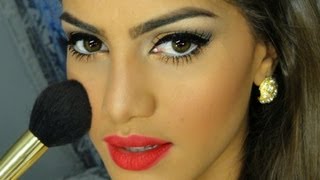Make neutra com Batom Vermelho por Camila Coelho