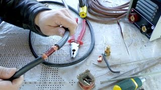Простое и надежное соединение сварочного кабеля без пайки и опрессовки