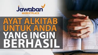 AYAT ALKITAB UNTUK ANDA YANG INGIN BERHASIL DALAM DUNIA KERJA | Jawaban Marketplace