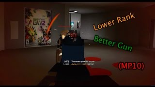 Roblox Phantom Forces - Lower Rank, Better Gun (MP10)