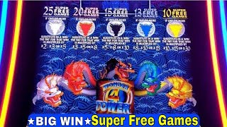5 Dragons Slot Machine Bonus ★BIG WIN★ Max Bet ★SUPER FREE GAMES WON★ | Live Aristocrat Slot Play