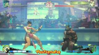SSF4 AE: TUC (Dictator) vs Y24 (Chun-Li) - Plaza Capcom Cup (Blocks)