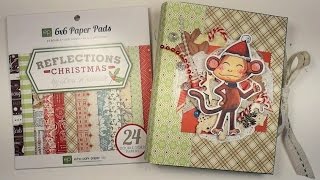 Как сделать мини альбом - Скрапбукинг мастер-класс / Aida Handmade