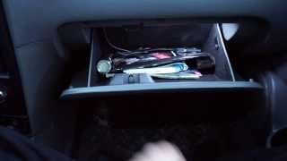 Плавное открытие бардачка Kia Spectra