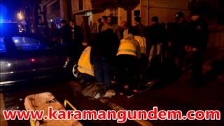 Molla Fenari Caddesi Otomobil elektrikli bisiklet kazası 2 yaralı