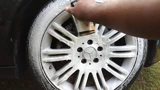 Foaming wheel cleaner from dollar tree will it remove heavy dirt and grime