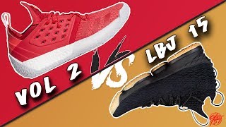 Adidas Harden Vol 2 vs Nike Lebron 15!