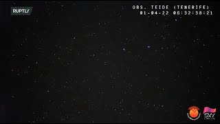 Quadrantids light up sky over Tenerife as meteor shower reaches peak