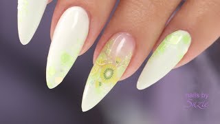 Fimo Fruit Slices Gel Inlay - Step by Step Tutorial