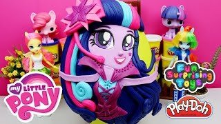 киндер сюрприз гигант Сумеречная Искорка из пластилина плей до - MLP Equestria Девушки