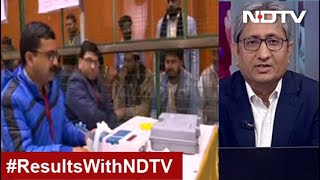 Delhi Election Results 2020: शुरुआती रुझानों में Aam Aadmi Party आगे
