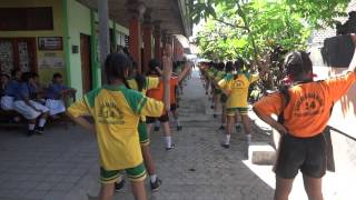 Latihan Senam OK (Olah Karakter) SDN 14 Padangsambian