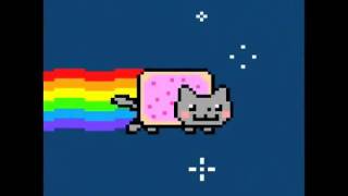 Nyan Cat (after drinking coffee)
