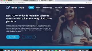 Регистрация в Ico Planet Mobile - Видеоинструкция