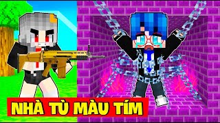 PHONG CẬN THỬ THÁCH 24 GIỜ THOÁT KHỎI NHÀ TÙ MÀU TÍM TRONG MINECRAFT