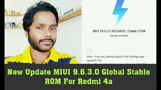 Redmi 4a New Stable Update MIUI 9.6.3.0 Release!! Review in Hindi