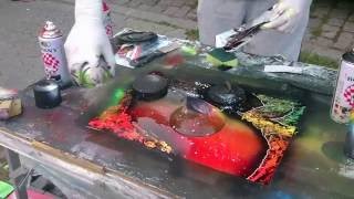 Spray paint art в Полтаві