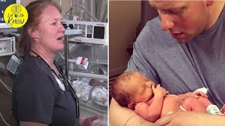 Soldier Visits His Newborn Baby Girl In Hospital But Sees Hidden Camera, Then Confronts Nurse