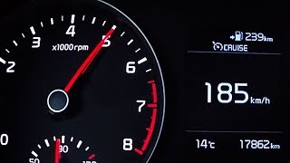 2018 Kia Rio 1.0 T-GDI 120 Platinum 0-100 kmh kph 0-60 mph Tachovideo Beschleunigung Acceleration