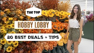 20 Hobby Lobby Best Deals + Tips | Best Farmhouse Decor Deals | Momma From Scratch