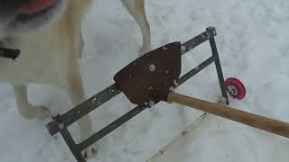 Чистим крышу от снега.ч.1.How to clear the roof of snow.