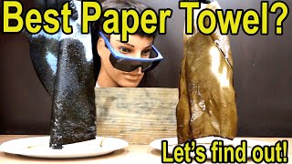 Best Towels (Paper vs Shop)? Let’s find out! Bounty, Wypall, Scott, Tork, Krew, Brawny, Sontara