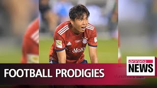 S. Korean teen football prodigies debut for top European clubs