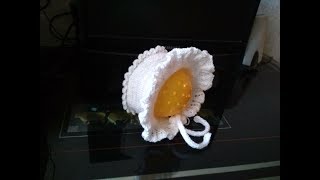 Чепчик/шапочка для новорожденной спицами. Часть 3