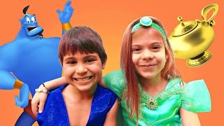 Видео для детей. Джинн исполняет три желания