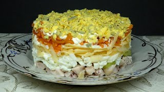 Необычный праздничный салат с киви