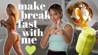 My SUPERFOOD Breakfast | Protein Smoothie & Avocado Egg Toast Recipe