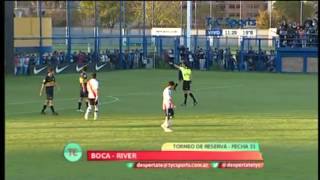 Boca 1 - RiBer 0 Resumen del Partido / Fecha 31 Torneo de Reserva
