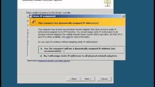 شرح تثبيت AD عن طريق DCPROMO في سيرفر 2008