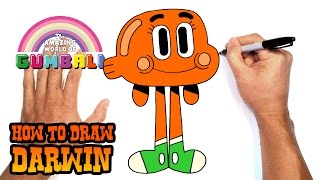 How to Draw Darwin | Amazing World of Gumball