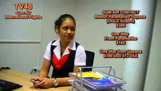 NEW : Vlieg met GUM AIR naar Guyana Fly with Gum Air to British Guyana 2013