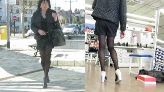 Outdoor with hotpants - Transvestite - Crossdresser