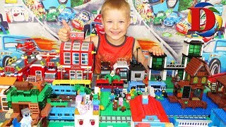 Городской транспорт игрушки и Поезда для детей / МИР МАЙНКРАФТ / LEGO MINECRAFT САМОДЕЛКА