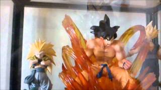 Dragonball and one piece figure collection