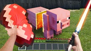 РЕАЛИСТИЧНЫЙ МАЙНКРАФТ | REALISTIC MINECRAFT - АТАКА ЗОМБИ (ZOMBIE ATTACK | MINECRAFT IN REAL LIFE?
