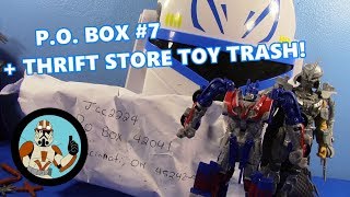 P.O. Box Fan Unboxing + THRIFT STORE TOY TRASH: Star Wars, TMNT, Transformers