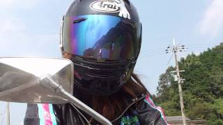 YAMAHA SDR200 女性ライダー
