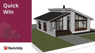 How to compose a view in SketchUp - Quick Win