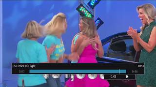 Amber Leigh Lancaster backside upskirt on The Price Is Right 6 25 18 part 1 Slow mo