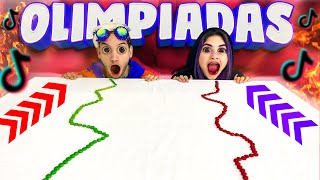 PROBANDO RETOS VIRALES DE TIKTOK - Olimpiadas de Yolo Aventuras #3