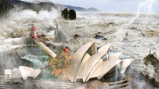 All the water in the world flooded Australia! ️ The dam collapsed and Sydney became the sea!