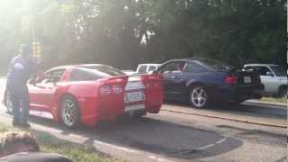 SuperCharged Roush Mustang Vs. SuperCharged Z06 Corvette