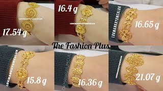 Latest Gold Bracelets Designs With Weight