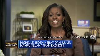 Testimoni Michelle Obama untuk Biden dan Harris