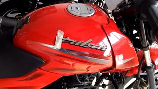 NEW Bajaj pulsar 150cc Red color bs4