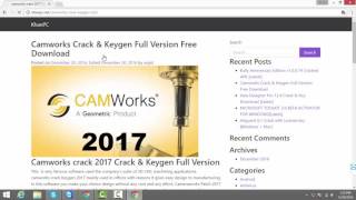 CamWorks 2017 Full Crack with License Key Is here